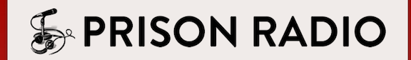 prison radio logo includes microphone and title